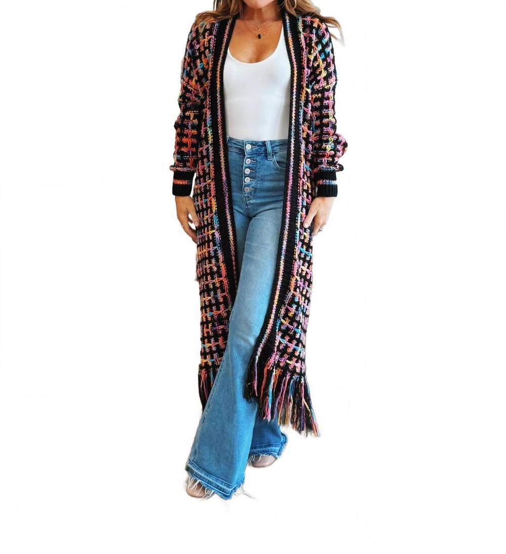NEW LILY CLOTHING the prism arc duster in purple